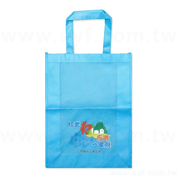 不織布環保袋-單面彩色熱轉印-環保不織布材質印刷推薦-採購包裝訂製立體手提包_2